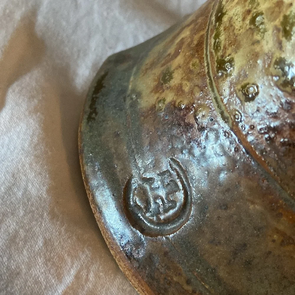 Vintage | Ikebana Brutalist Style Pottery Vase - Picture 8 of 10